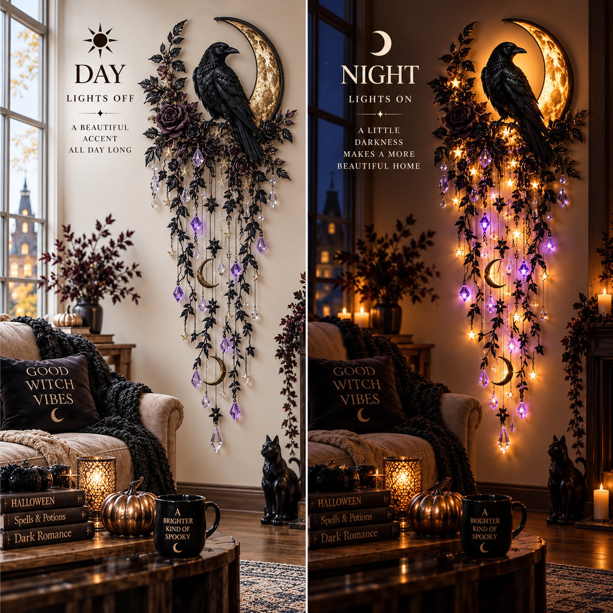✨Last Day 48% OFF✨Elegant Halloween Cascade Wall Light Collection