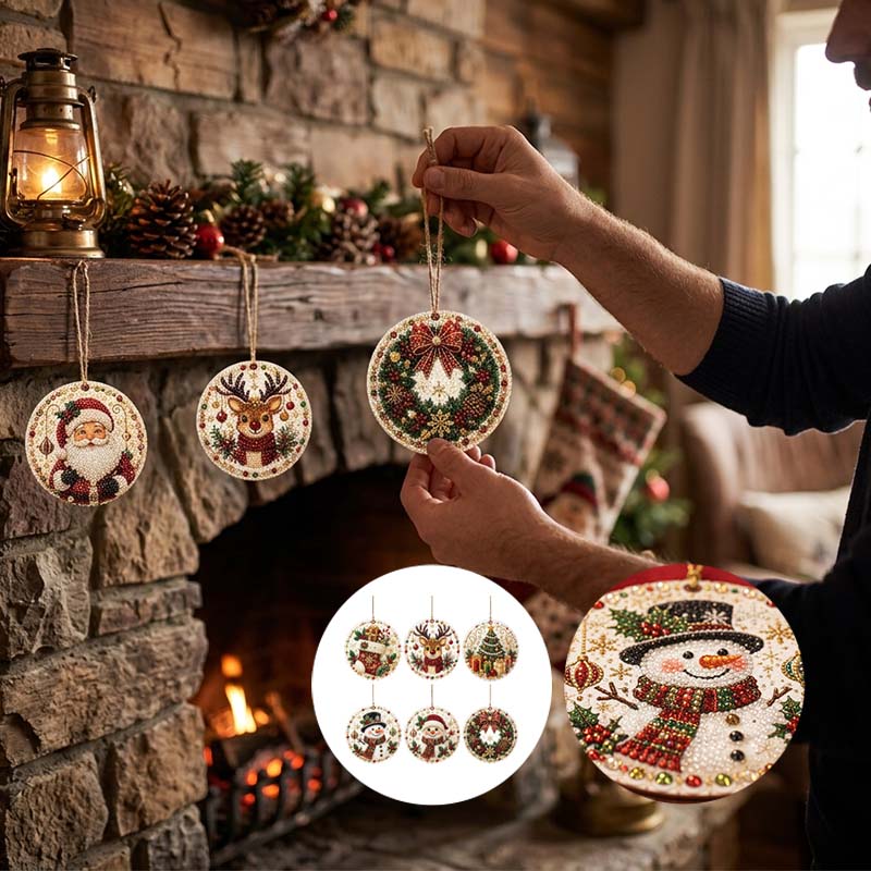 Christmas DIY Diamond Painting Ornaments