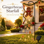 🎁Christmas Magic Pathway🎄Gingerbread Magic Solar Holiday Yard Light🍪