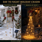 🌲 Christmas Magic Flowing Light Collection — Magical Swirling Light Stakes For Your Garden