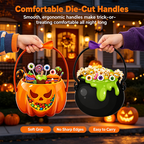 12/24/36/48/60 Pcs Halloween Plastic Goodie Bags, Trick or Treat Candy Bags🎃🍬