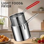 ⚡Stainless Steel Deep Fryer Set