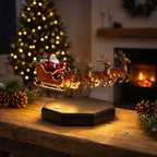 🎅 Magnetic Levitating Santa Sleigh With Reindeer