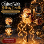 🌲 Christmas Magic Flowing Light Collection — Magical Swirling Light Stakes For Your Garden