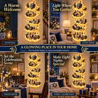 🔥🎁🕎 Hanukkah Festival of Lights Wall Decor Collection – 4 Glowing Designs Celebrating Eight Nights of Light ✨